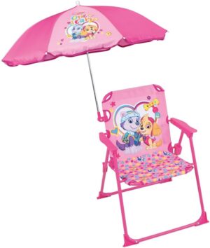Chaise pliante Pat Patrouille Stella Everest avec parasol