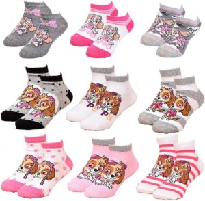 Pack de 9 chaussettes fille Pat Patrouille