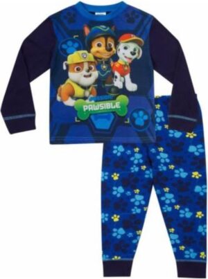 Pyjama long Pat Patrouille bleu 2 pièces