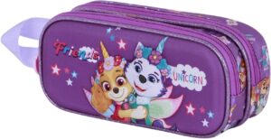 Trousse Pat Patrouille 3D double compartiment