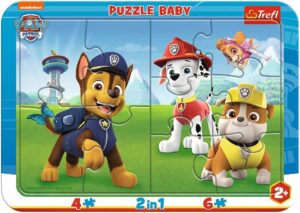 Baby puzzles en cadres Pat Patrouille