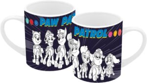 Tasse à colorier Pat Patrouille 250 ml