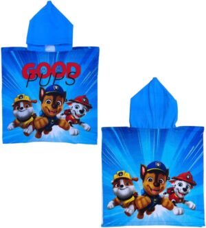 Poncho de plage Pat' Patrouille enfant 55 x 110 cm