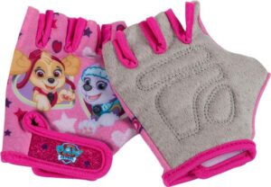 Gants de vélo sans doigts Pat Patrouille rose