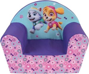 Fauteuil club enfant Pat Patrouille rose