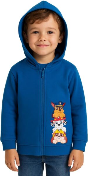 Veste de survêtement Pat Patrouille bleue à capuche