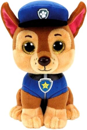 Peluche Chase Pat Patrouille 15 cm yeux scintillants