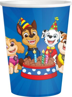 Lot de 8 gobelets Pat Patrouille 250 ml