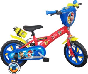 Vélo Pat Patrouille 12 pouces avec stabilisateurs
