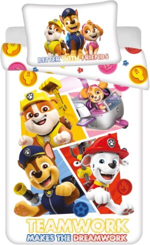 Parure de lit enfant Pat Patrouille 100x135 coton