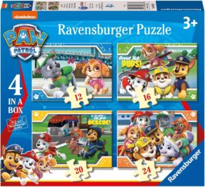 Puzzle Pat Patrouille 4 puzzles évolutifs