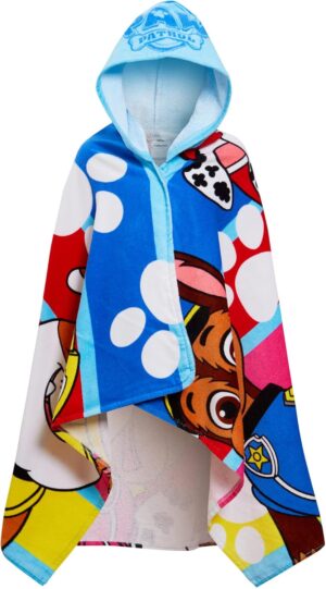 Serviette à capuche Pat Patrouille Stella et Chase