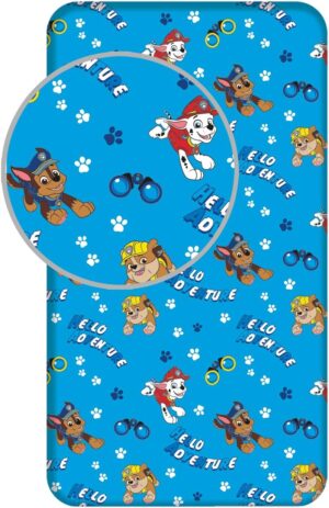 Drap-housse Pat Patrouille enfant 90 x 200 cm