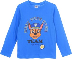 T-shirt Pat Patrouille manches longues bleu 6 ans