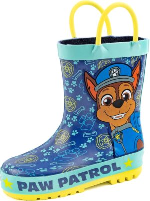 Bottes de pluie Pat Patrouille Chase jaune et bleu