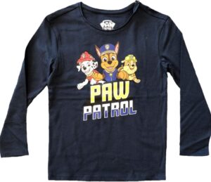 T-shirt Pat Patrouille manches longues bleu