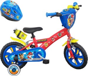 Vélo Pat Patrouille 12 pouces avec casque