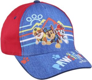 Casquette Pat Patrouille rouge réglable taille 53