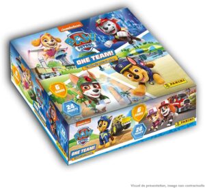 Boîte de 24 pochettes cartes Pat Patrouille