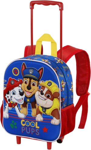 Sac à dos Pat Patrouille 3D à roulettes