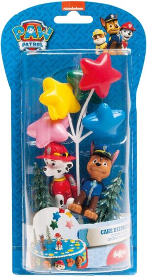 Kit décoration gâteau Pat Patrouille avec figurines
