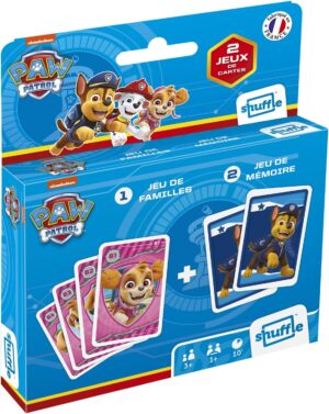 Pack 2 jeux de cartes Pat Patrouille