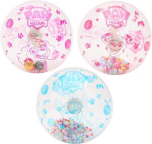 Lot de 3 balles sonores et lumineuses Pat Patrouille 8 cm