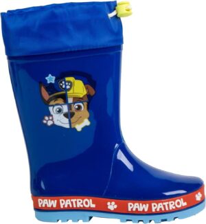 Bottes de pluie Pat Patrouille bleues PVC taille 24