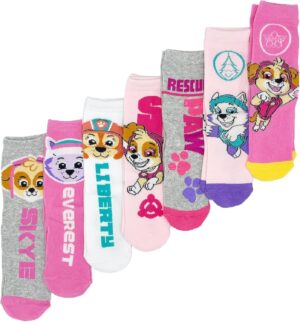 Lot de 7 paires de chaussettes Pat Patrouille Stella Everest Liberty