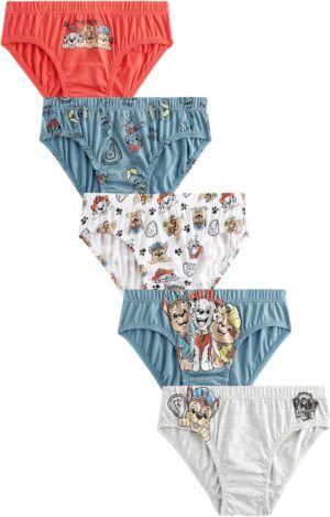 Lot de 5 culottes Pat Patrouille enfant 5 ans