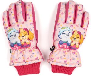 Gants de ski Pat Patrouille rose 5 à 7 ans
