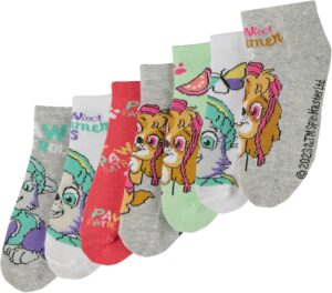 Lot de 7 paires de chaussettes Stella et Everest Pat Patrouille