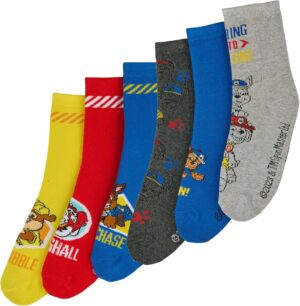 Lot de 6 paires de chaussettes Pat Patrouille