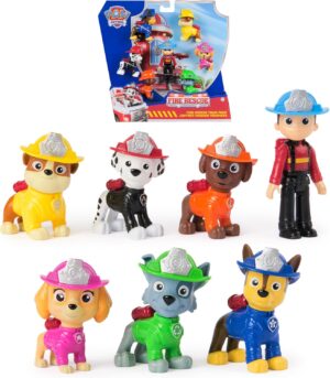 Coffret cadeau Pat Patrouille mission pompiers 7 figurines