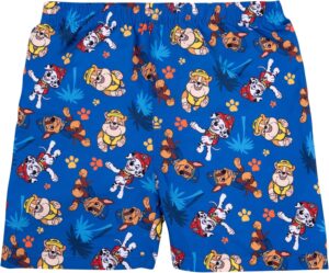 Short de bain Pat Patrouille bleu enfant