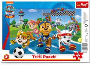 Puzzle en cadre Pat Patrouille 15 pièces