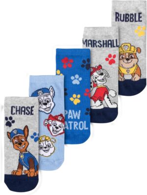 Lot de 5 paires de chaussettes Pat Patrouille enfant