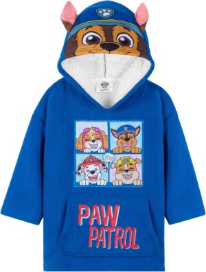 Pull plaid Pat Patrouille enfant bleu