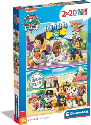 Puzzle Pat Patrouille 2 x 20 pièces