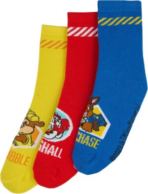 Lot de 3 paires de chaussettes Pat Patrouille enfant