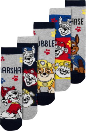 Lot de 5 paires de chaussettes Pat Patrouille enfant 31-34