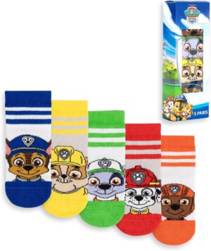 5 paires de chaussettes Pat Patrouille enfants