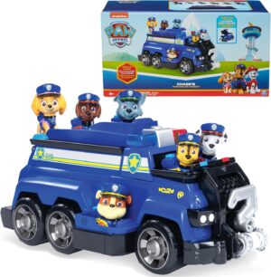 Camion d'équipe Pat Patrouille avec Chase et 6 figurines