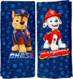 Lot de 2 mini coussinets bleus Pat Patrouille Chase et Marcus