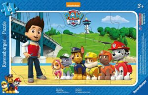 Puzzle cadre Pat Patrouille 15 pièces dès 3 ans