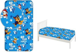 Drap housse Pat Patrouille 90x200 cm