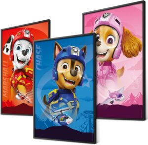 Lot de 3 posters Pat Patrouille sauvetage aérien A4