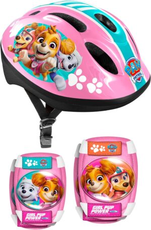 Combo casque et protections Pat Patrouille