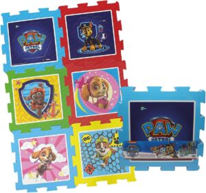 Tapis puzzle La Pat' Patrouille 6 dalles