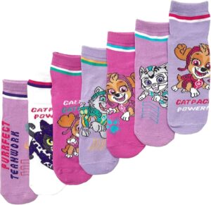 Lot de 7 paires de chaussettes Pat Patrouille Stella